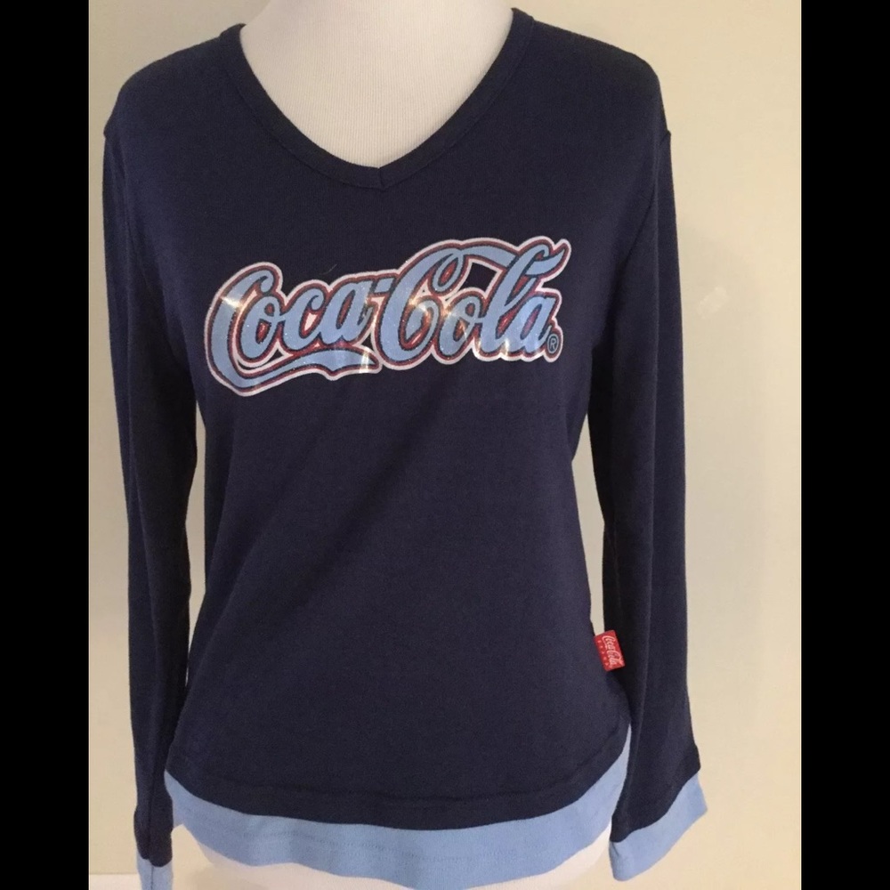 Coca Cola vintage long sleeved t shirt xl